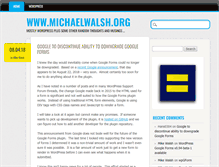Tablet Screenshot of michaelwalsh.org